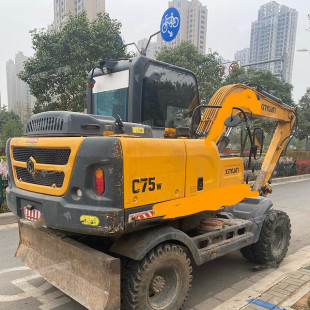 挖掘机玻璃C75W挖机驾驶室前档玻璃车门窗后整车钢化玻璃 新源轮式