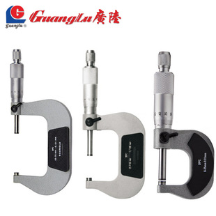 100 广陆外径千分尺0 125微米分厘卡螺旋测微桂林