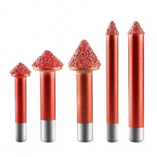 Red Brazed Diamond Router Bit Engraving Cutter Grinding Rout