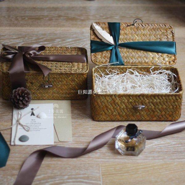 藤编礼盒结婚礼物盒婚庆包装礼品空盒子篮子伴娘伴手复古礼盒对杯,节庆用品/礼品,婚房装扮用品,淘宝优惠券,粉丝福利购,淘宝优惠卷