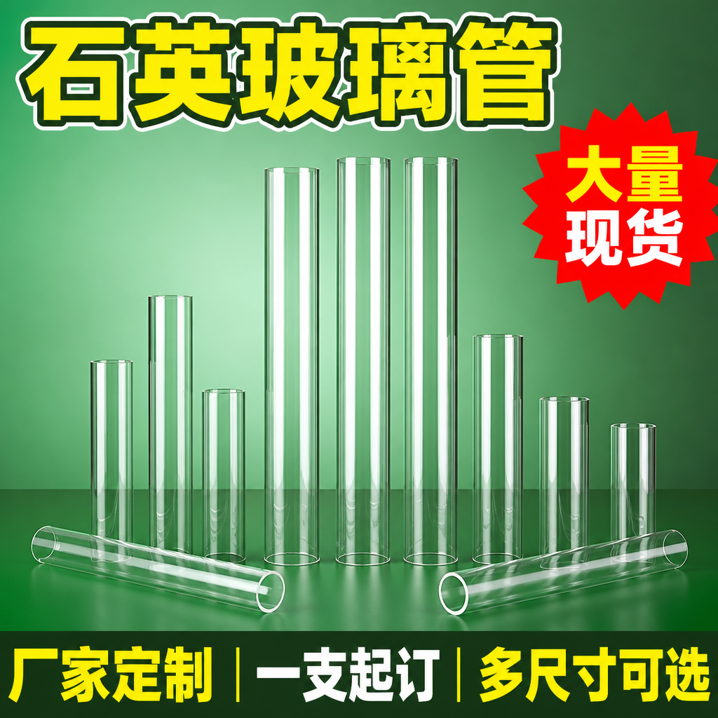 耐高温石英管高纯度材质实验定制