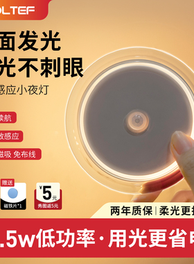 小夜灯卧室睡眠床头灯智能感应充电氛围灯婴儿喂奶护眼夜灯地脚灯
