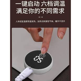 加热鼠标大垫冬桌垫超号纯色加热天办公室暖桌垫桌暖手垫防水面电