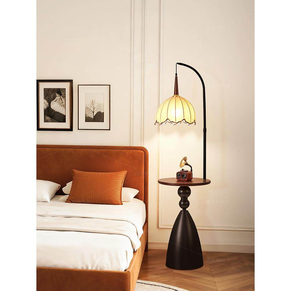 中古钓风厅落地灯客头沙发旁边茶几鱼灯法式覆古卧室床柜置物台灯,家装灯饰光源,置物功能落地灯,淘宝优惠券,粉丝福利购,淘宝优惠卷