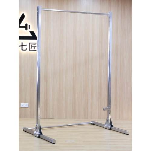 大旗304不锈钢内MWQ地板立式单家杠室外引体向上用可调高度健身器