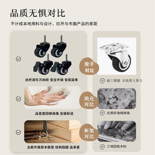 创意羊驼动座红椅网子物落地带轮坐凳客厅摆件乔迁搬家节日凳礼物