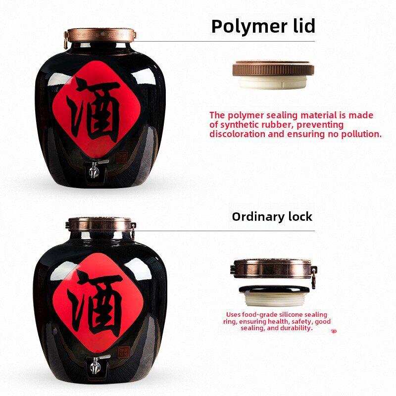 景德陶瓷大酒罐100kg150k镇g 100封k g酒罐泡酒瓶密SJT酒罐