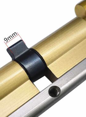 断桥铝金门阳级台门D8轨盗道防全XIR铜锁芯锁合头单头单开带旋钮