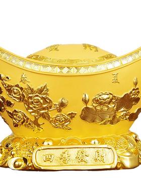 金元宝摆件聚宝盆家存装ls_3366钱罐大号财玄关创意居饰品店招铺