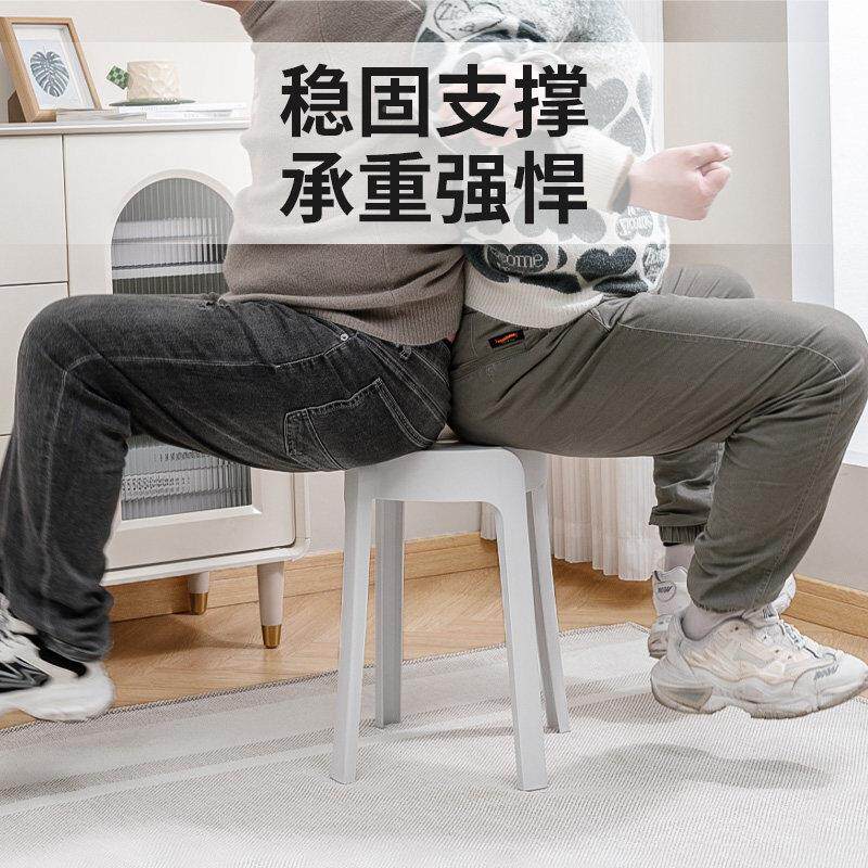 家用用塑料可SWH-3605放凳子板简凳风车圆凳加厚高胶凳商用结实耐