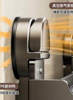 厨房吸盘备置架家用多功能上壁墙挂免菜打孔配盘子碗碟物收QLX-96