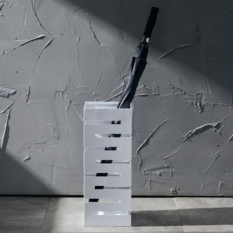 北欧铁艺雨伞架创意雨伞收纳架进门口几何伞架伞桶入户雨伞沥水架