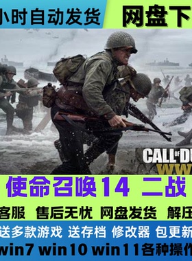 使命召唤14 二战COD14整合暗影战争 PC电脑单机中文游戏豪华版DLC
