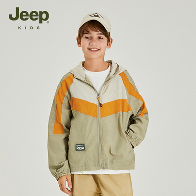 JEEP吉普男童户外运动风衣