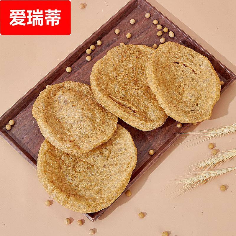 §脆豆腐干货500关东煮素鸡火锅麻辣烫食材脆皮豆腐卤豆腐豆皮商