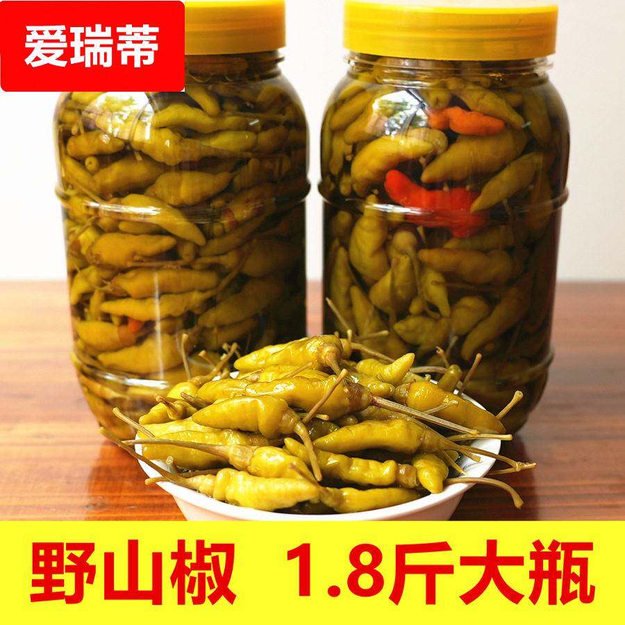 广西特产泡椒野山椒指天椒朝天椒小米椒特辣椒酸辣味新鲜香辣