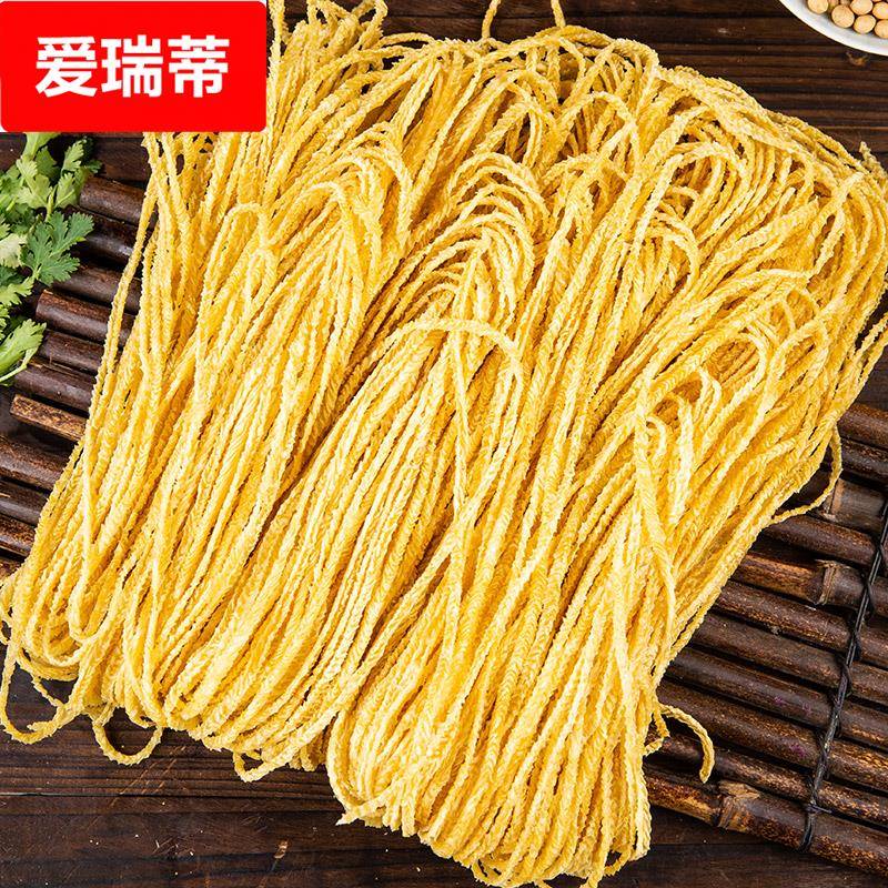 §素羊肚丝豆腐丝豆制品人造肉凉拌菜云丝腐竹丝火锅麻辣烫食