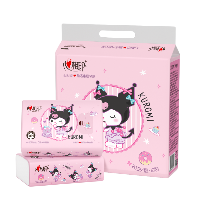 心相印4层20抽库洛米联名手帕纸