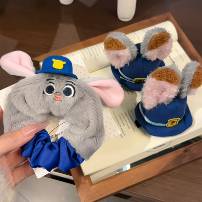 疯狂动物城毛绒发饰超萌可爱