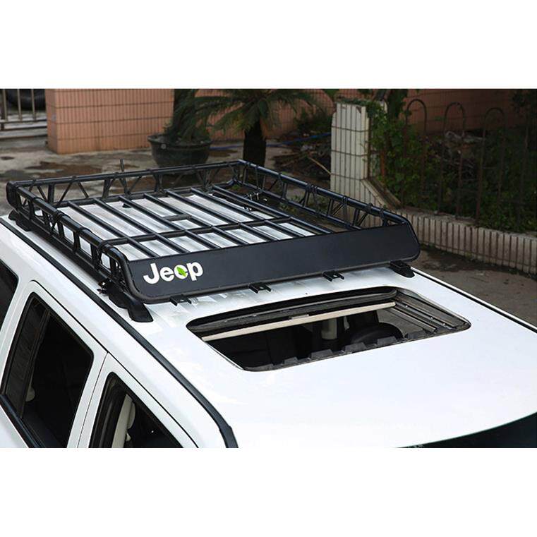 J尾EEP自由客自客 行由李架横专用载重车顶行李框 免杆不锈钢梯无