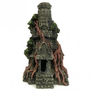 鱼缸装饰造族景假树山石头水箱爬虫躲避摆件脂神工艺AOX品彷真古