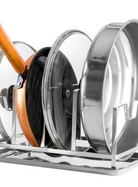 板锅盖架坐式粘架台面立式放锅盖放的架子家用YQH-076G砧板板架厨