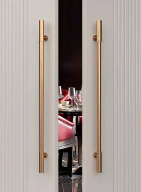 极简门把手玻璃木门拉店手酒店宴会厅铺餐厅包厢实开门把MMR手门