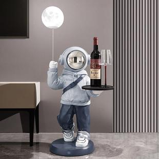 贝汉美太空宇奢航员地摆件轻高档落家23090502居客厅人装饰品乔迁