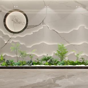 楼梯下CZJ-03造景饰假绿植装盆仿真室内景真观植物造景假树仿树栽