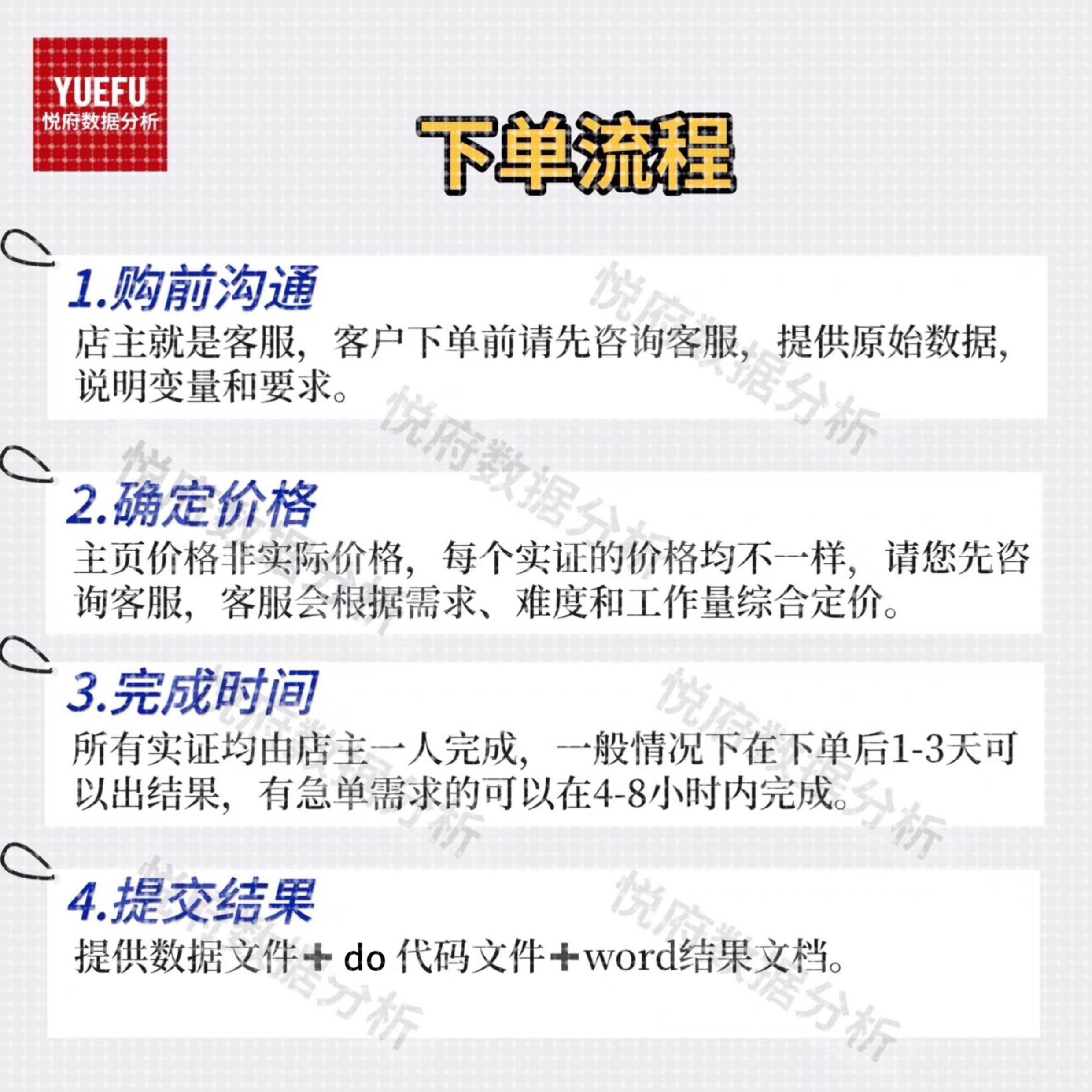 stata实证分析数据分析显著性调整中介效应调节效应stata数据处理