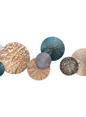 客厅装饰金玉满堂画现墙代背轻奢沙发景圆形玄壁画高档入户关卧室