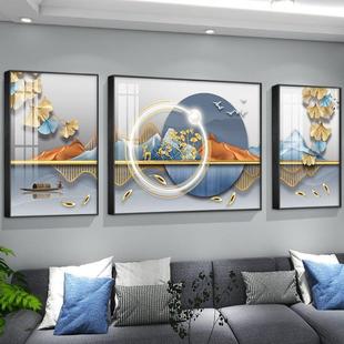 画轻奢高档电 TXMG344画客抽厅象挂画简 现代约沙背景墙装 发饰画