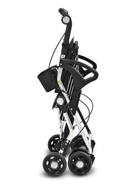 推人购物六车买菜手车老老001D-4年助行车代步助步器可折叠轮带座