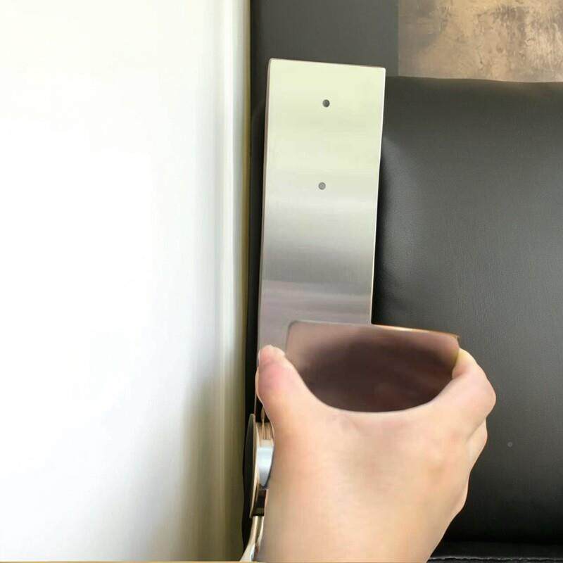 不锈钢30 4 钩墙装伸缩孔水管挂钩 打软管钩洗车水管花园浇花挂钩