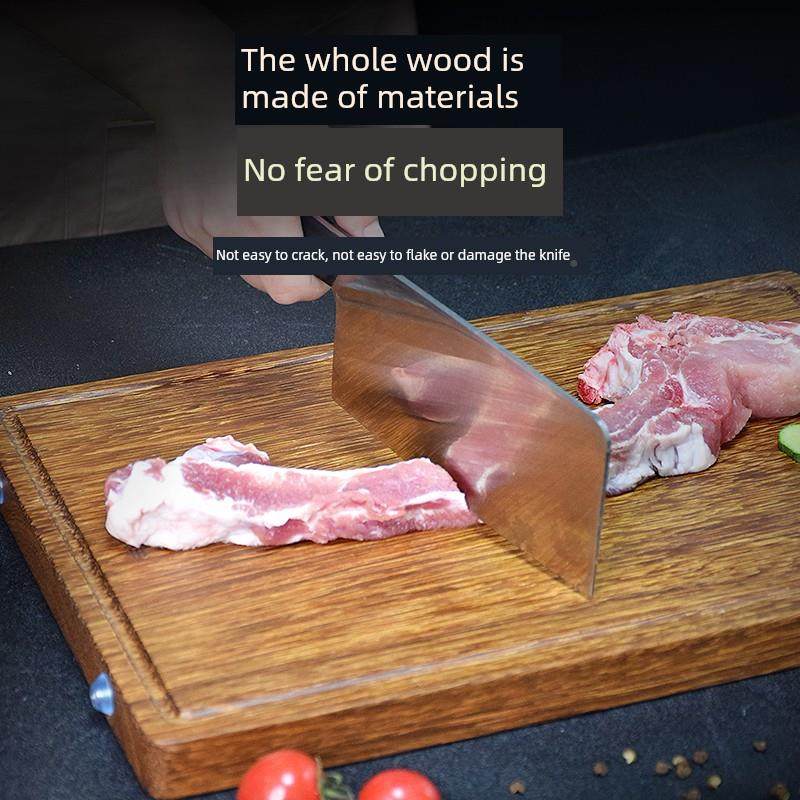 达丰抗菌鸡翅乐木整木ZB038砧板加厚可切菜方形面剁板家用案板进