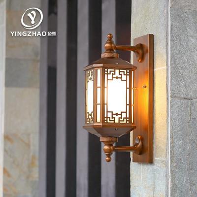 外壁灯防水阳家用别墙墅大门口户台外新中式复古走廊庭院室外壁灯
