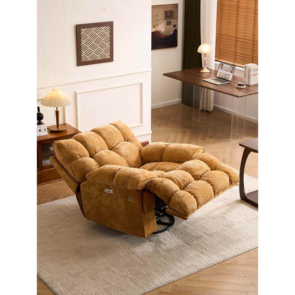 云朵椅单人头等闲太空功能舱电动按摩懒人休旋转沙发躺可多睡L250