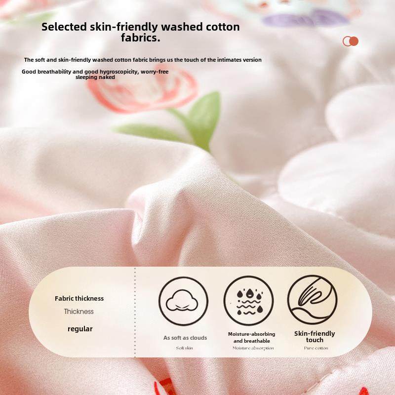 小清新夏童凉被春薄被子被芯宿舍单双秋人儿可20245170洗夏水被夏,床上用品,化纤被,淘宝优惠券,粉丝福利购,淘宝优惠卷