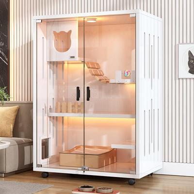 猫别墅猫笼子家用内猫实窝猫超屋大自别墅-1由空间猫咪房子室木猫