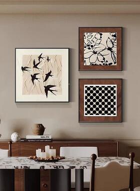 中HM-1252古风装客厅饰画 画法式覆古饭厅餐桌组合级壁画 画高沙