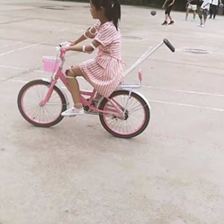 儿童自行车推把小孩学车学骑车扶手推杆扶杆把器童车杆