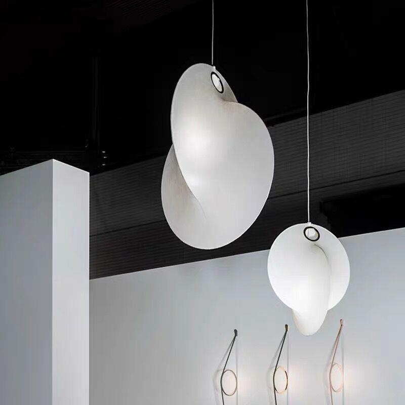 意式设计师蚕丝吊灯现代简约客厅餐厅灯复式展厅艺术装饰样板房灯