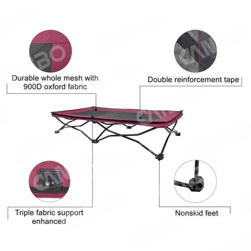 CanboPet Summer Cooling Waterproof Pet Dog Elevated Bed