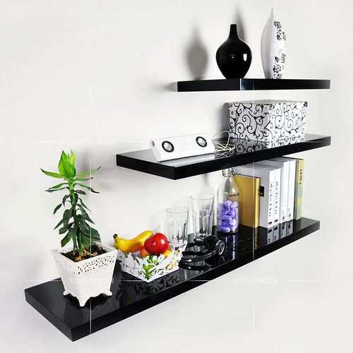 加宽款纯实木烤漆隔板搁板置物架墙上客厅一字隔板隔板架墙壁架