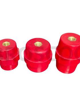 SEP 红色绝缘子支柱零排绝缘子半杆新能源sep绝缘柱连接器绝缘