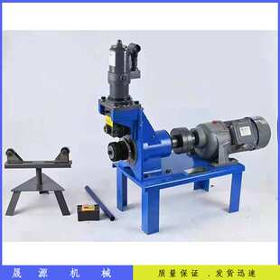 钢管自动镀锌薄壁压槽机 无缝铁管铝合金液压滚槽设备