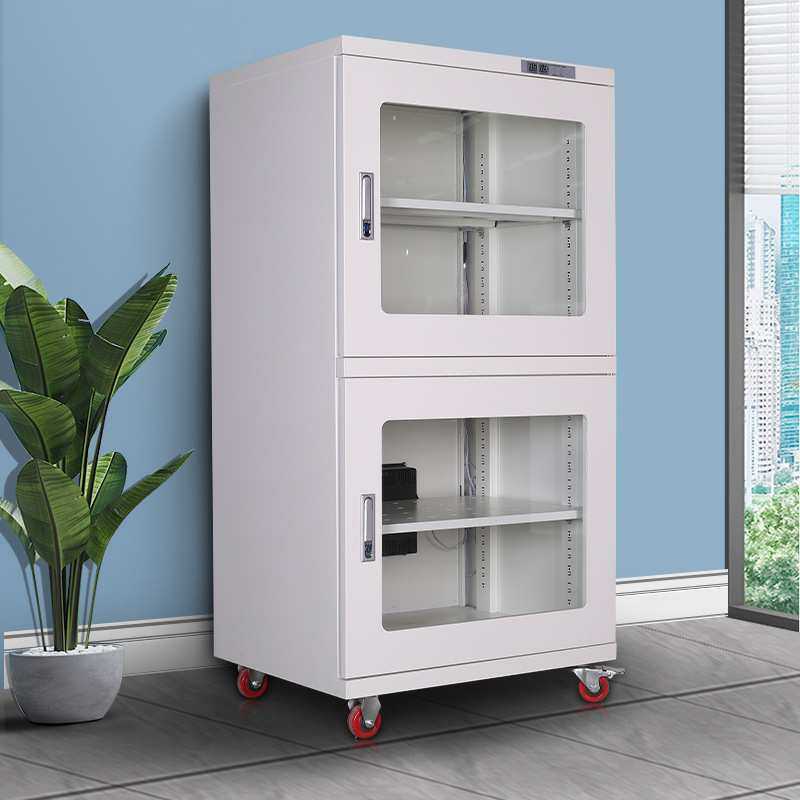 双色防潮柜工业电子设备干燥柜带轮精密仪器除湿柜元件芯片除湿柜