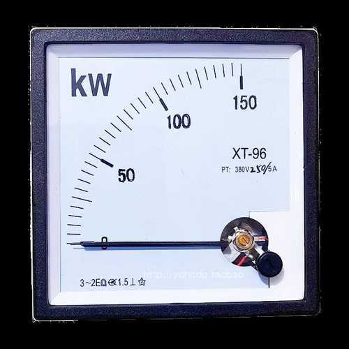 96型指针式有功功率表96L1/51L5/CP/DH/CZ/SQ-96 500KW380V千瓦表