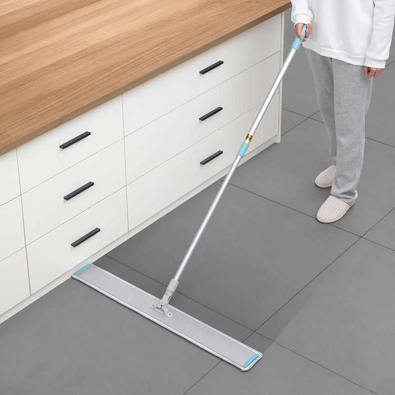 美丽雅铝板粘布平板拖90型免手洗拖布家用拖干湿两用懒人拖地神器