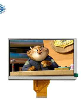 厂家7寸工业显示屏 800*480可配触摸CTP工控液晶屏高清7寸显示屏